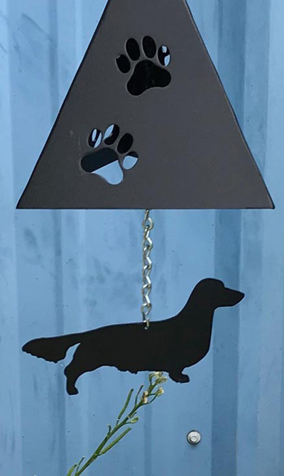 3 Side Bell with Breed Silhouette